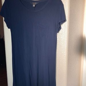 Navy blue t-shirt dress